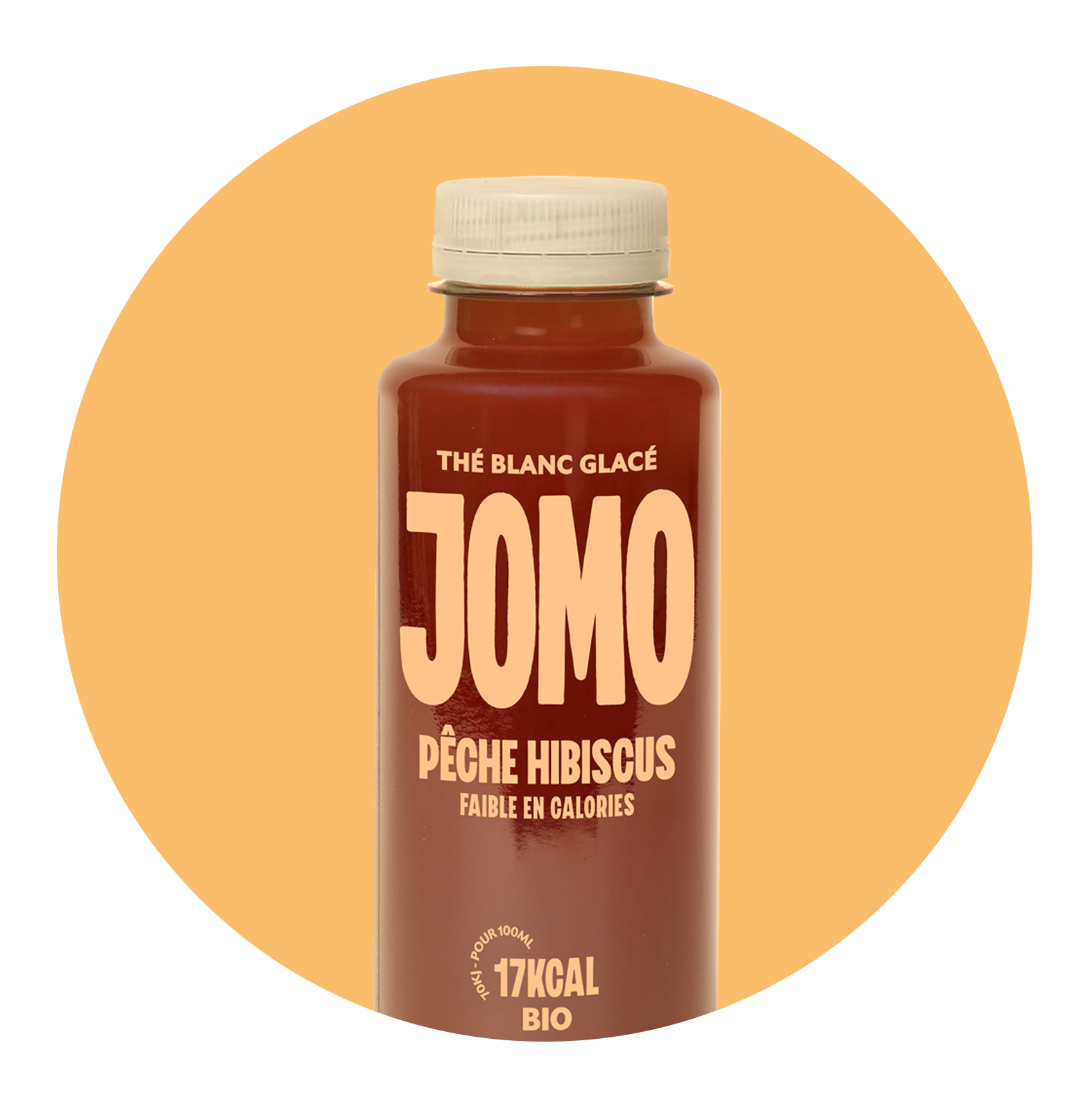 Boisson JOMO - Thé glacé Pêche Hibiscus