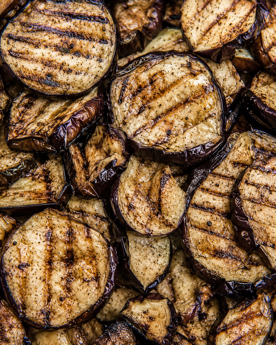 Ingrédient - Aubergines grillées